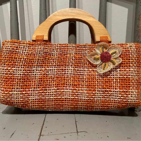 Super Cute Vintage Style Wooden Handle Bag - Picture 7 of 16